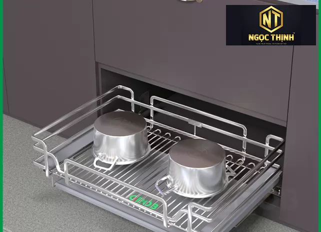 KỆ ĐỰNG XOONG NỒI INOX SUS304 NAN OVAL  tại Long Thành